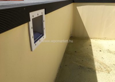 Antracit Premium Classic WPC terasz burkolás, Nagytarcsa
